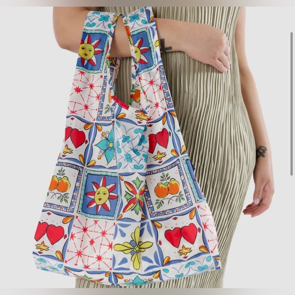 Baggu reusable bag sunshine tile